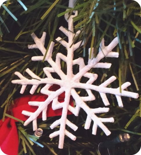 Glittery Snowflake Ornament